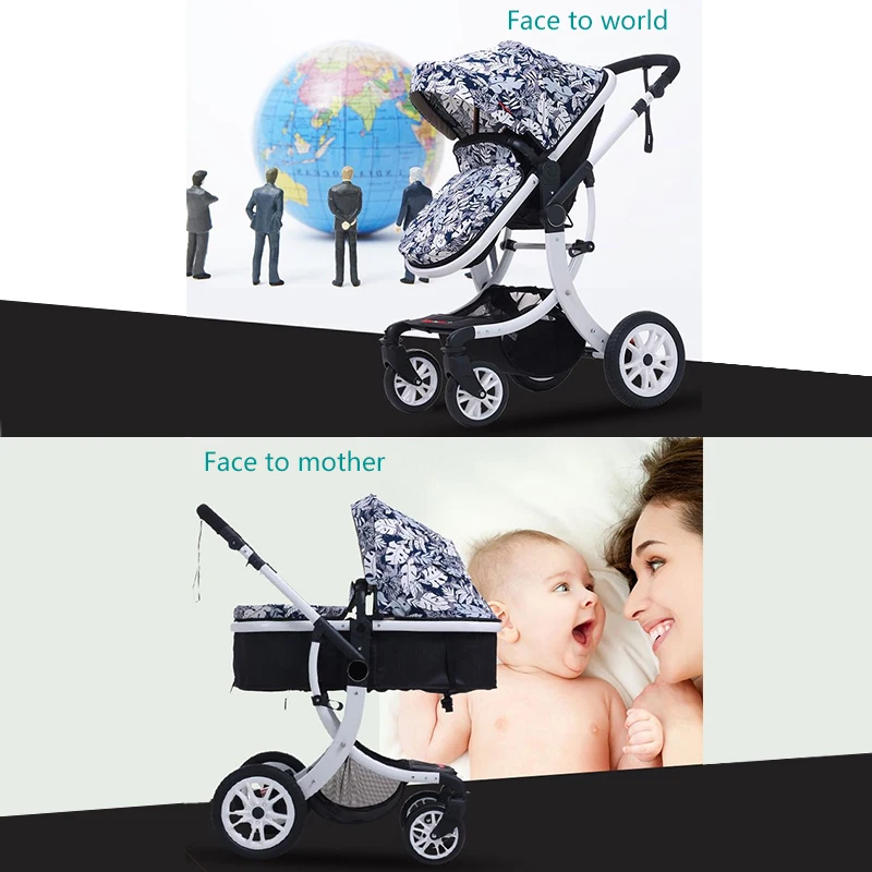EU Safety3 In 1 Baby Strollers Strong Suspension Fashion Designbaby