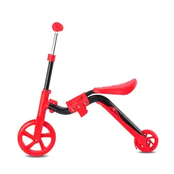 Скутер, способный преодолевать Броды для детей с Складное Сиденье 2-в-1 Регулируемый самокат электрический скейтборд ходунки экспорт