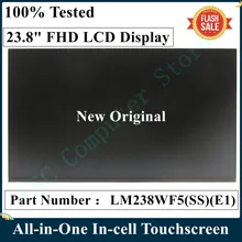 Lsc-tela lcd sensível ao toque tudo-em-um, 23.8 polegadas, tela lcd fhd integrada (ss) (e1), monitor 100% testada