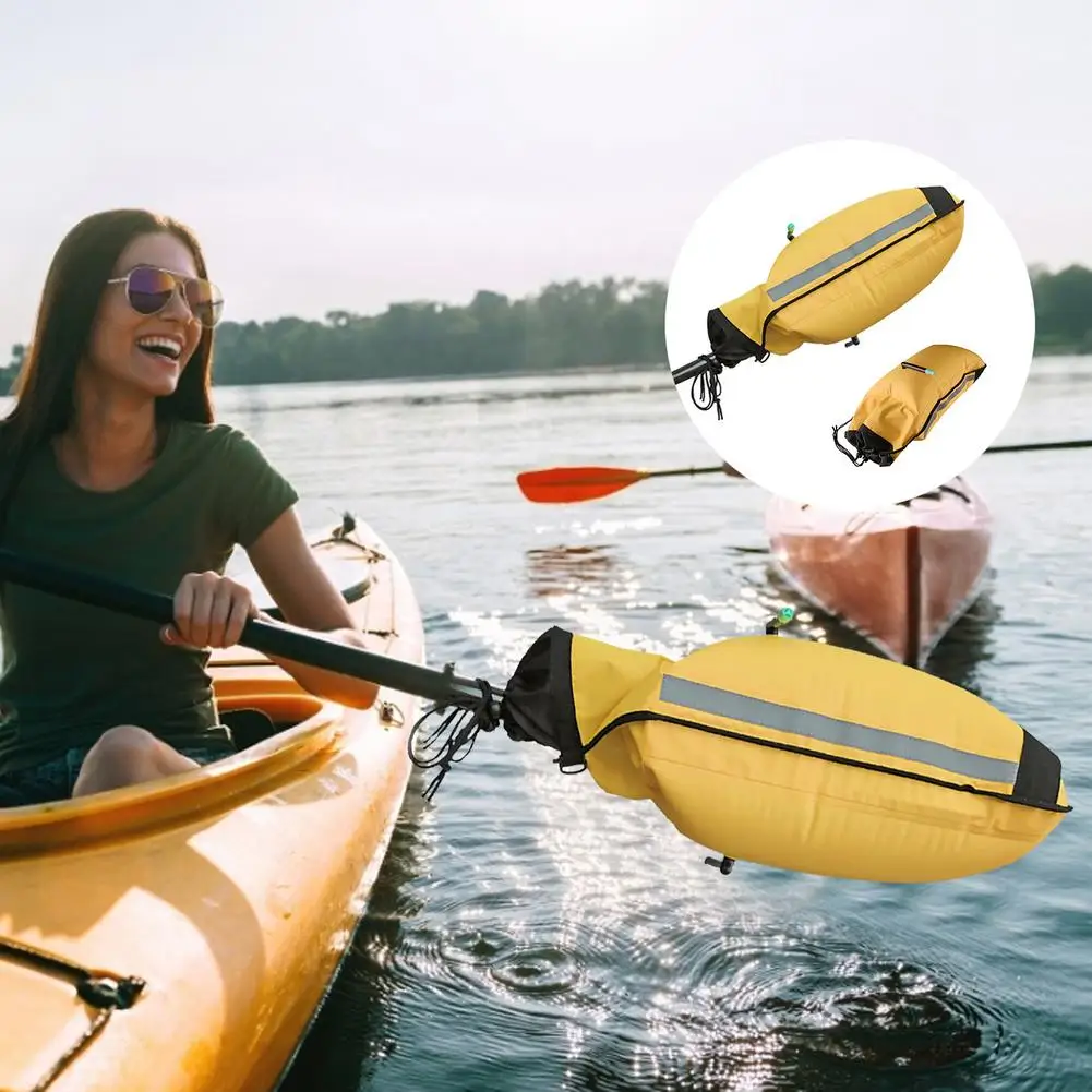 Iatable Paddle Bag Double Airbag Floating Paddle Bag Canoe Kayak Iatable ​Float Safety For Kayak Accessories