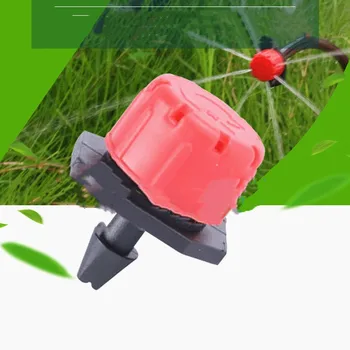 

1/10PCS Sprinkler Garden Irrigation Micro Flow Dripper Head Irrigation Adjustable Water Dripper Head for 1/4 Inch Hose