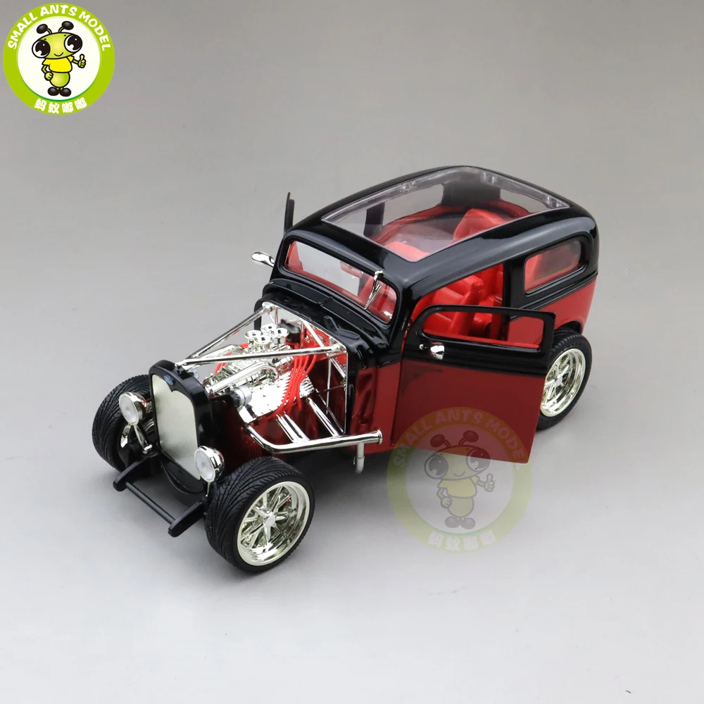 1/18 1931 Ford Модель на заказ седан дорога Подпись литая модель автомобиля игрушки для мальчиков и девочек подарок
