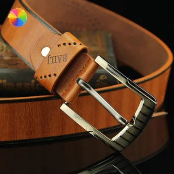 

Leather Belt Belts Fashion Casual Strap Men's Jeans Cowboy Vintage Belt for Men