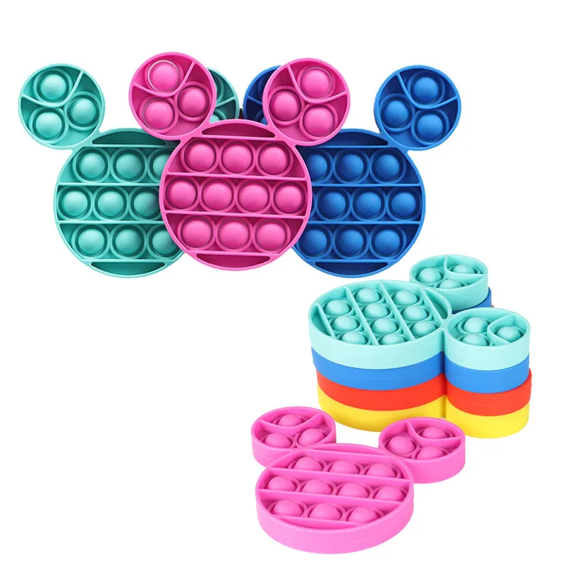 Figet-Toys Decompression Anti-Stress Squishy Push Bubble Popit Children Adult Cute Autism