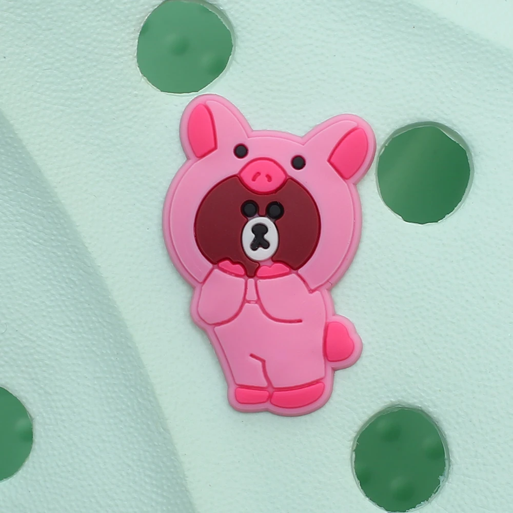 Single Sale 1pcs Animals 22 Types Shoe Charms Accessories Decorations Sad Frog PVC Croc jibz Buckle for Kids Party Xmas Gifts