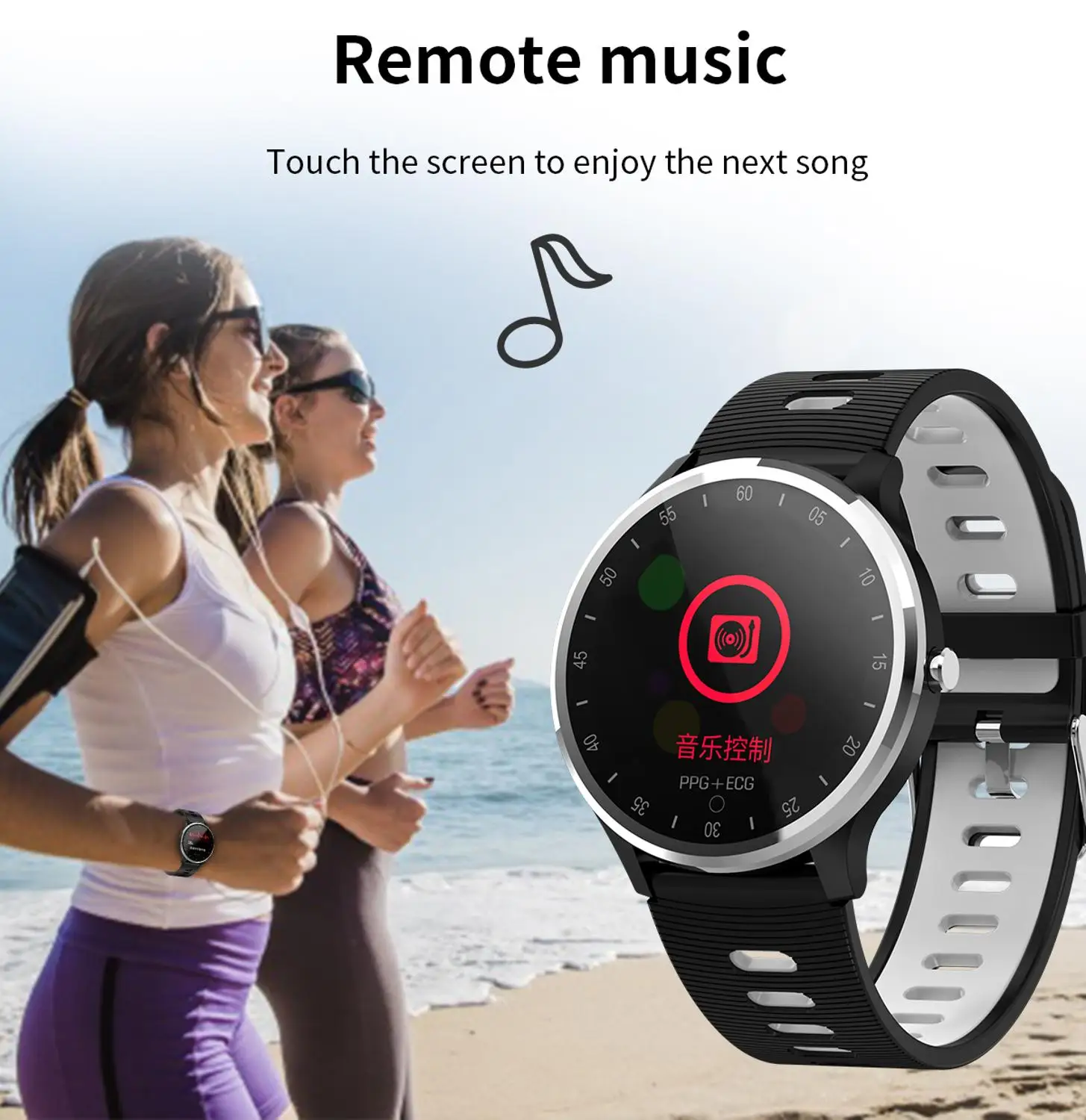 

696 Women Men Smart Watch Waterproof Sports Watch For iPhone Heart Rate Monitor Blood Pressure Smartwatch PK Q9 P68 Y7