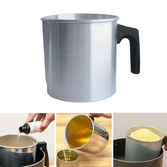 1.2/3L Candle Melting Pot Wax Melting Cup Wax Melting Pot Candle Making  Pouring Pot For Home DIY Stainless Steel Candle Store