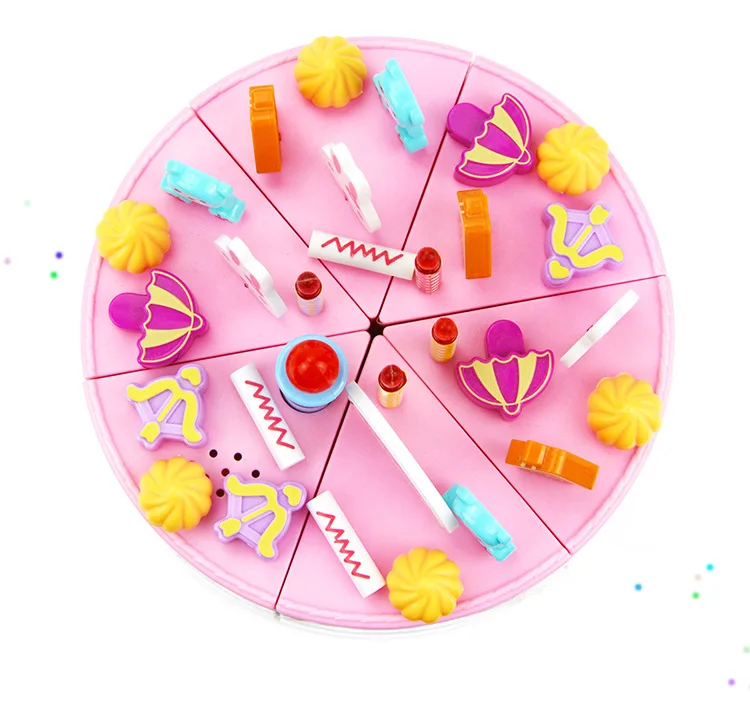 Игрушки для девочек, детский игровой домик, игрушки для кухни, игрушки, модель для торта на день рождения, слайсер, 40 шт