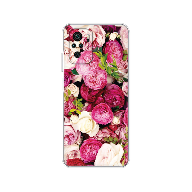 Xiaomi Redmi Note 10 10S Case 4G 5G Silicon Soft Tpu Back On Redmi Note 10 Pro Global Phone Cover Note10 S Bumper Etui Funda