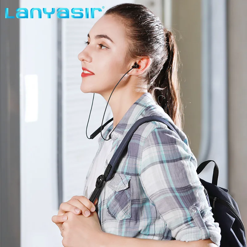 Наушники Lanyasir Air 2 беспроводные bluetooth наушники audifonos с шейным ремешком спортивные
