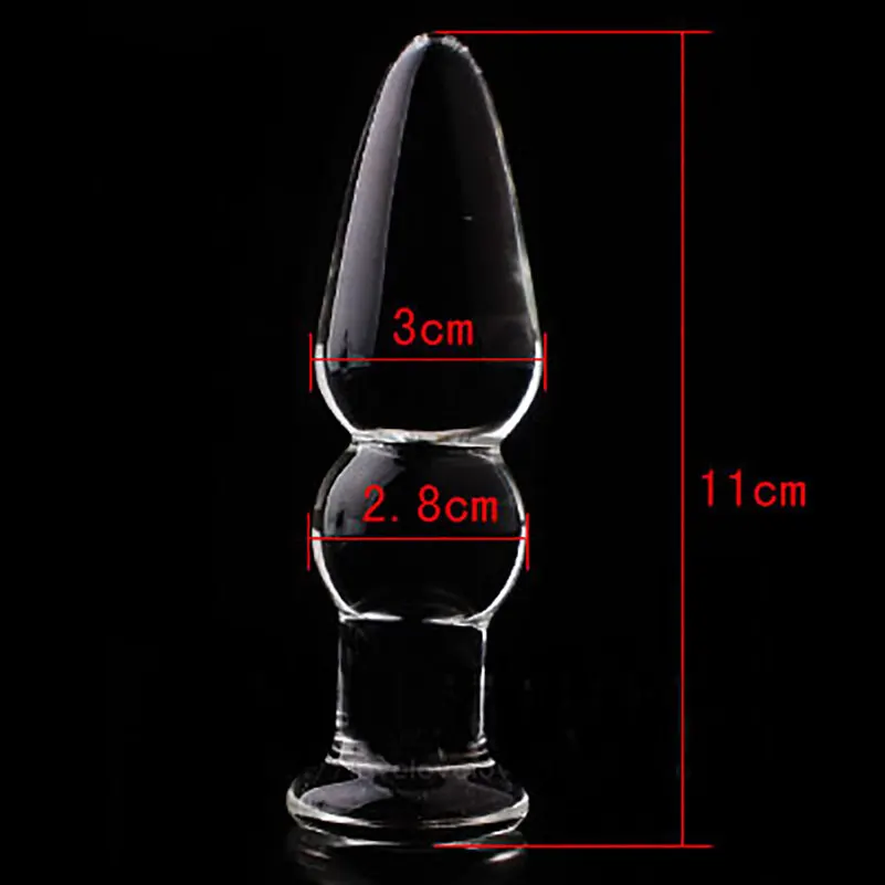 HH01607glass Double-beads Butt Plug (11)