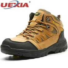UEXIA мужские ботинки для спорта на открытом воздухе осенние Нескользящие кроссовки, Высококачественная Мужская обувь мужские модные резиновые ботильоны размер 39-47