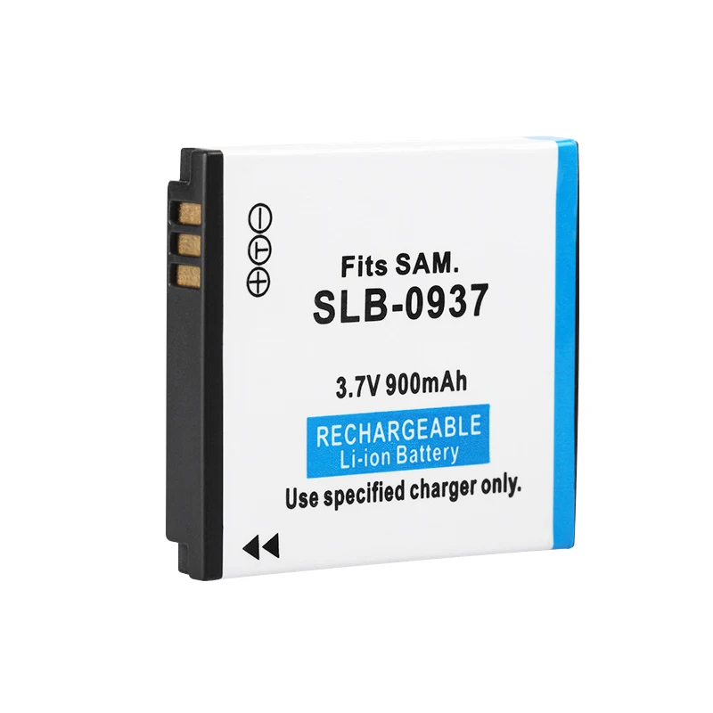 Batteria Ricaricabile Della Macchina Fotografica Dello Li-Ione Di Slb-0937 Slb0937 Di 3.7V 900Mah Per Samsung Slb-0937 Cl5 Cl50 I8 L730 L830 Nv4 Nv33 