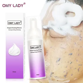 

OMY LADY Oxygen Foaming Mousse Face Cleanser Deep Cleansing Face Cleanser Moisturizing Oil Control Shrink Pores Remove Blackhead