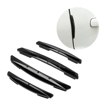 

4 X Black Car Door Edge Scratch Anti-collision Protector Guard Strip Universal durable and practical to use