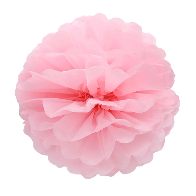Light Pink День рождения Единорог вечерние украшения DIY Единорог рога ресницы ухо стикер 20 см бумага Pom Poms Baby Shower вечерние аксессуары для фона - Цвет: Light Pink