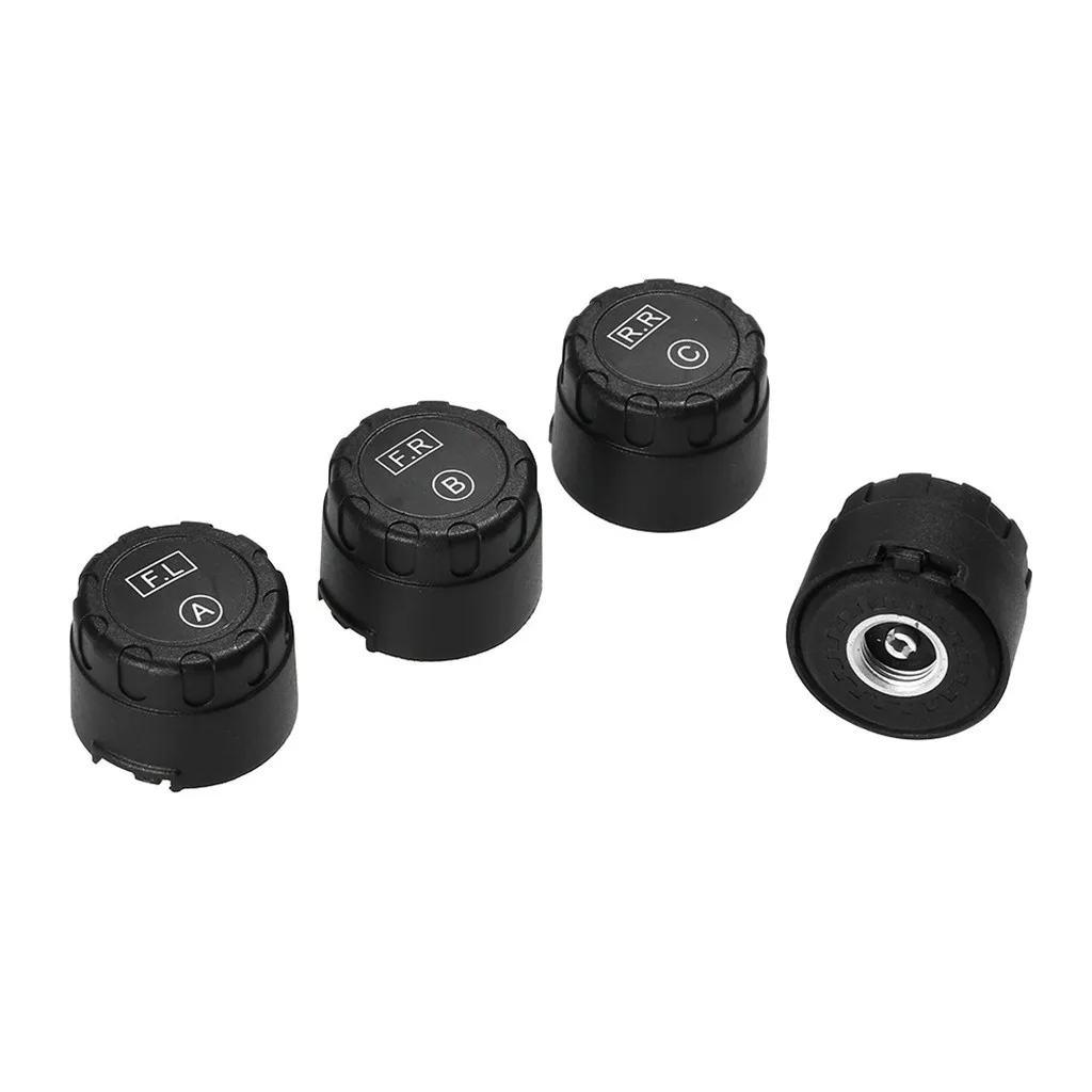 Автомобильные аксессуары Солнечная Беспроводная TPMS автомобильные шины покрышки система контроля давления/4 Внутренний датчик давления в шинах для автомобилей