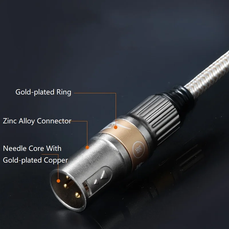 HiFi Mic Cable 1 8 Mini Jack 3 5mm to XLR 3 Pin Male Headphone PC Sound Card to Condenser Microphone Cable 1M 2M 3M 5M 8M 10M