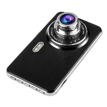 

4 Inch Universal Practical Data Recorder Vehicle Mounted Touch Screen Monitoring Wide Angle Easy Install Dash Camera HD Display