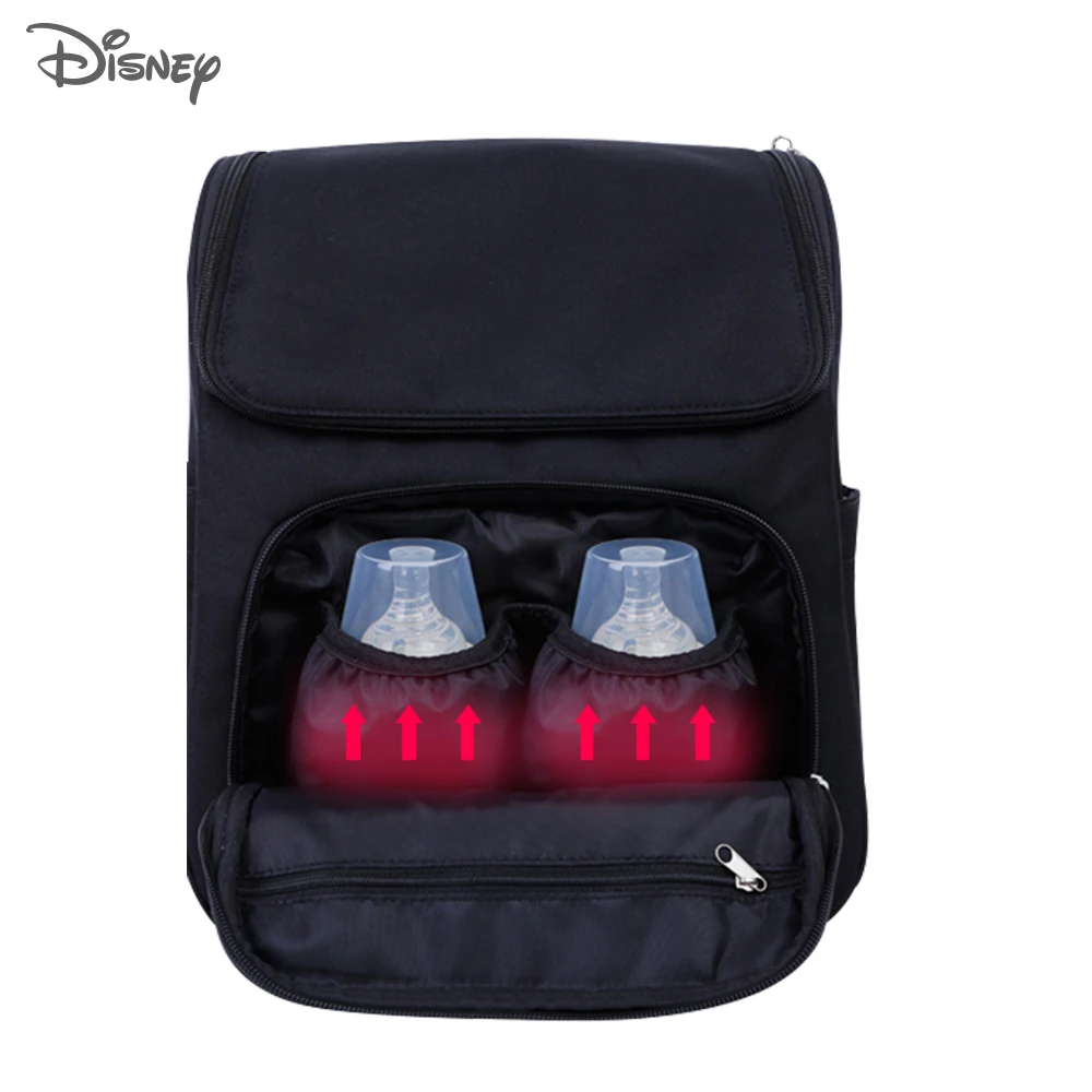 Детский рюкзак для подгузников disney, USB, большая емкость, детская коляска для подгузников, сумка для мамы, рюкзак для путешествий, подогрев бутылочек, детские сумки