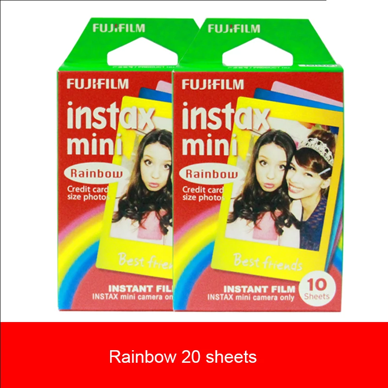 Bundle 1 10 листов, 3 дюйма, фотобумага fuji instax mini, модная Радужная фотобумага fujifilm instax mini серии, фотобумага для моментальной камеры mini - Цвет: Bundle 1