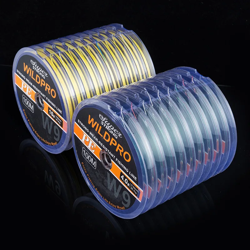

Fishing Line Dyneema Strong Tension 9 Series PE Line Fishing Line Mainline Lure Raft Fishing Line Lamination Wear-Resistant