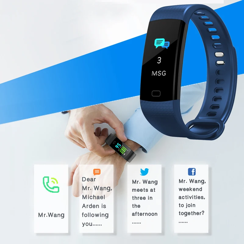 Smart Sports watch BINSSAW 2020  Color Heart Rate Activity Fitness Tracker Smart Electronics Watch Smart watch men and women