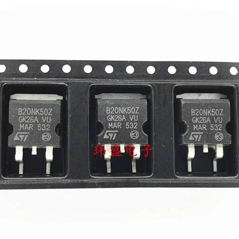 10 шт. B20NK50Z STB20NK50Z-263 20N50