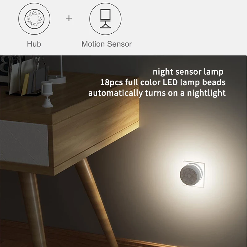 Xiao mi jia Aqara концентратор mi домашний шлюз RGB светодиодный ночной Светильник Smart work с для Apple Homekit International Edition удаленный mi home