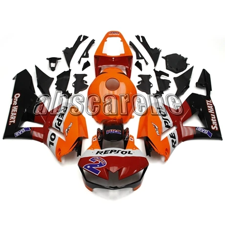 Полные Обтекатели для Honda CBR600RR F5 2013 CBR 600 RR F5 13 14 15 инъекции ABS пластик красный оранжевый черный Панели Наборы