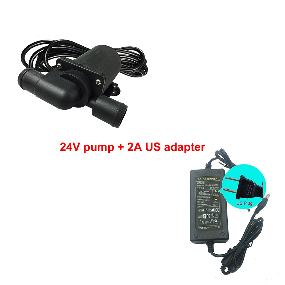 SR800C DC микро водяной насос 12V Погружной насос 24V бытовой двойного назначения 450-900L/ч Silent фонтан 2,8-6 м