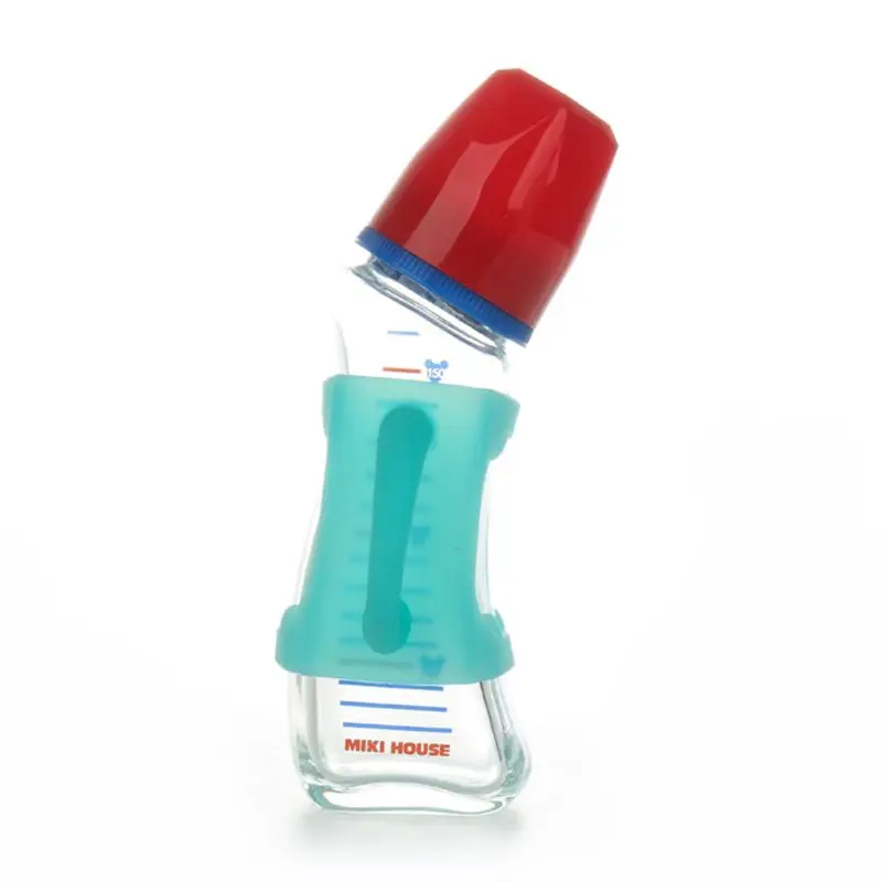 Baby Bottle Universal Handle Soft Silicone Wide Mouth Grip Multicolor Heat Resistant Feeding Bottles Accessories