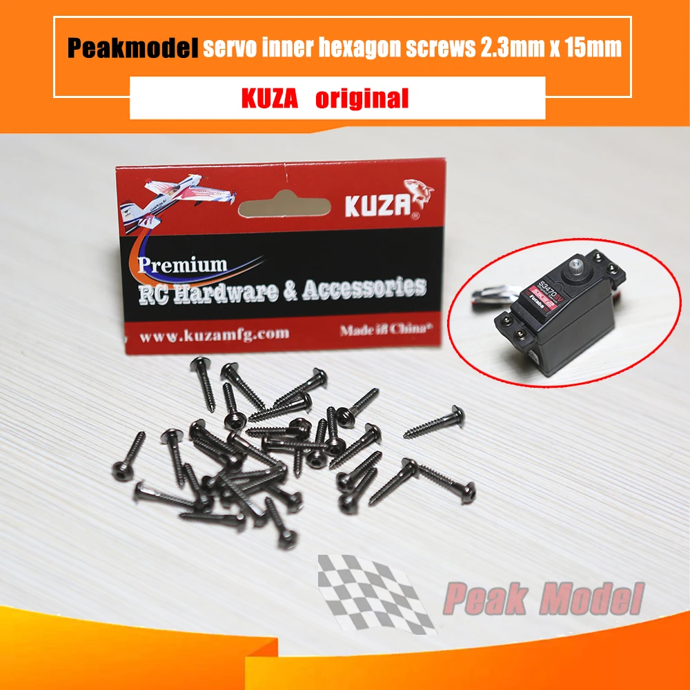 Оригинальные сервовинты KUZA 2 3 мм x 15 внутренние шестигранные винты с шайбой