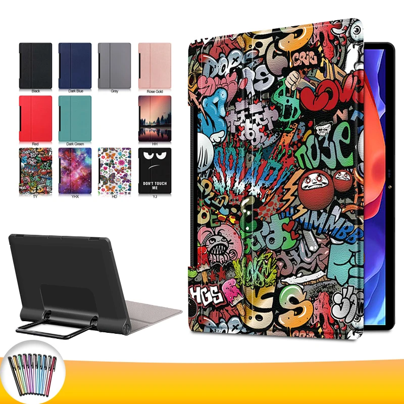 Funda 2021 Smart Tablet Cover Per Lenovo Yoga Pad Pro 13 Pollici Modello Yt-K606F Custodia Per Lenovo Yoga Tab 13 Pollici Yt K606F Custodia + Penna