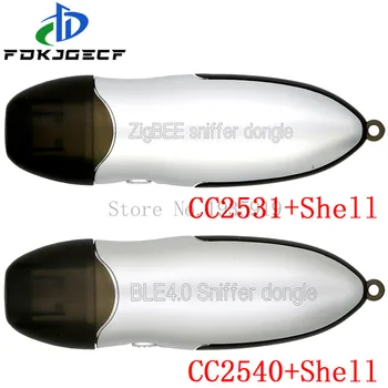 

Wireless Zigbee CC2531 CC2540 Sniffer Bare Board Packet Protocol Analyzer USB Interface Dongle Capture Packet Module +Shell