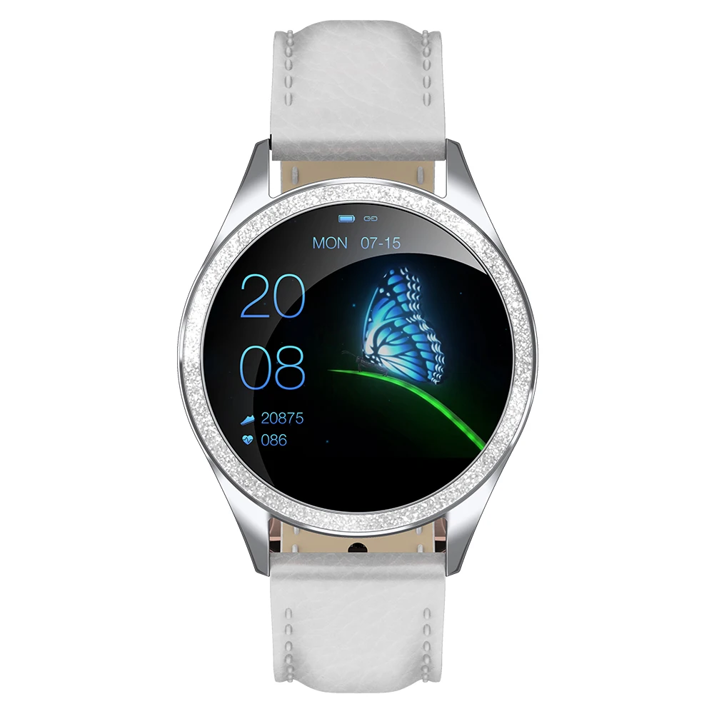 Женские Смарт часы монитор сердечного ритма фитнес Smartwatch IP68 водонепроницаемые
