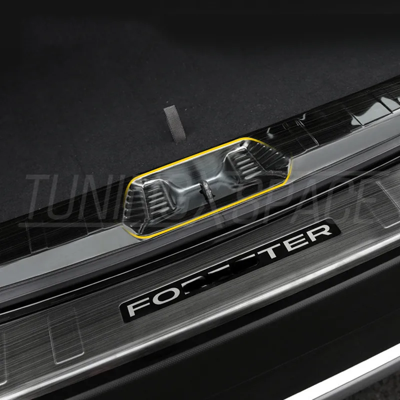 Нержавеющая сталь подходит для Subaru Forester Накладка на порог задней двери