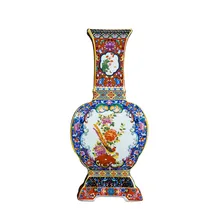 Античный дворец покрытая эмалью ваза особой формы китайская фарфоровая ваза для цветов Коллекция ваза