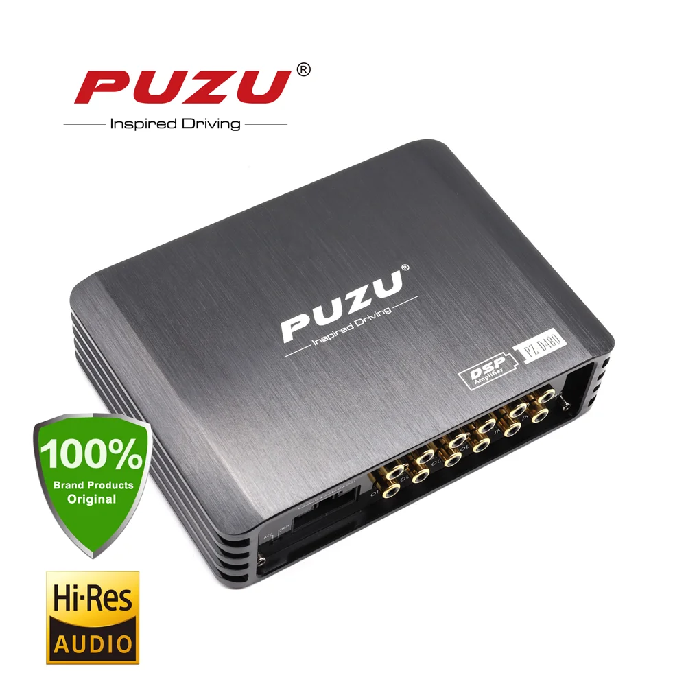 PUZU DSP 4ch to 8ch автомобильный усилитель жгут проводов подключи и работай с 4X180W