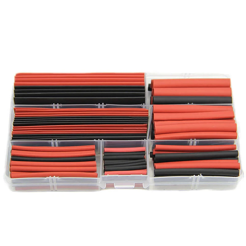 

150pcs Heat Shrink Tubing Tube 2:1 Polyolefin Sleeving Wrap Wire Cable Assortment Kit Set with Case