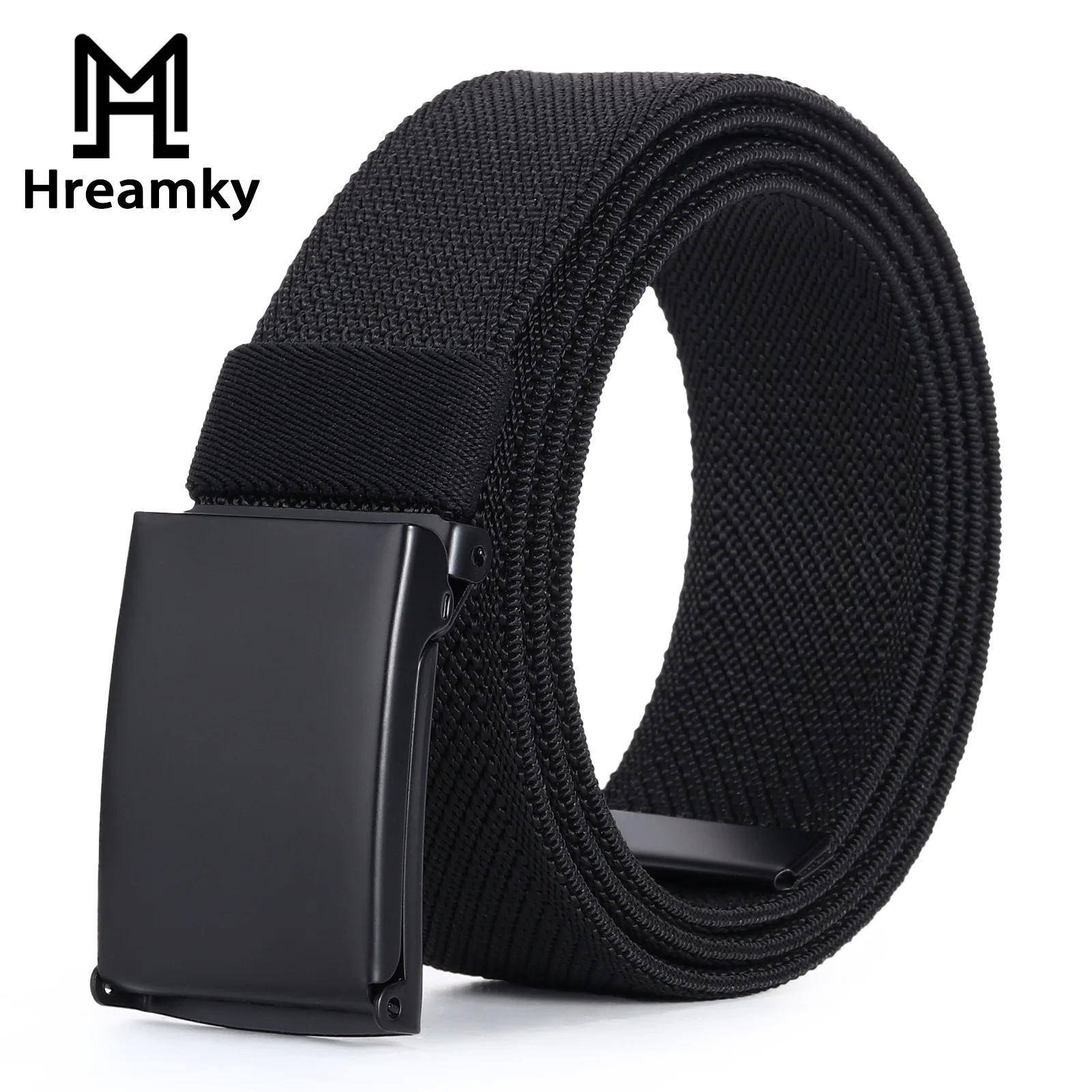 Hreamky Новая военная эластичная парусиновая лента мужской и женский лад