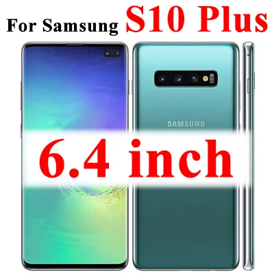 Защитное 3D стекло Sklo для samsung Galaxy S9 S8 S10 Plus Lite Samsumg S 8 9 10 светильник защита экрана - Цвет: For Galaxy S10 Plus