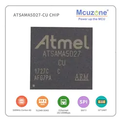 ATSAMA5D31 (ATMEL ARM9) чип SPI UART USB ARM Cortex-A5 10/100 Ethernet до 536 МГц