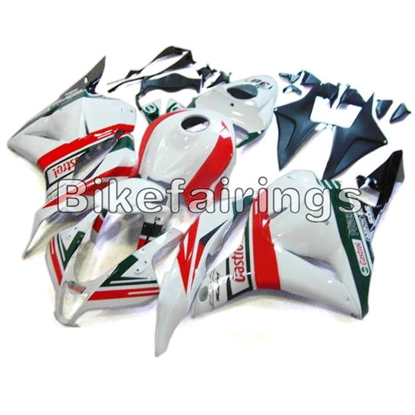 Полный обтекатели для Honda CBR600RR F5 2009 2010 2011 2012 09 10 12 ABS пластиковые детали для мотоцикла Carenes-белого, зеленого и красного цвета