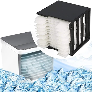공기 냉각기에 대 한 30pcs 필터 요소 팬 교체 부품 휴대용 미니 공기 가습기 USB 냉동 에어컨