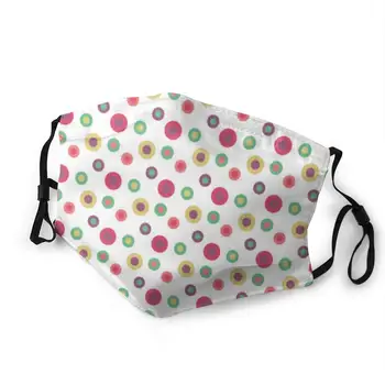 

LAURA FERGUSON Half Face Mask with Filter Unisex Tactical Winter Face Cover for Outdoor Sport Polka Dot