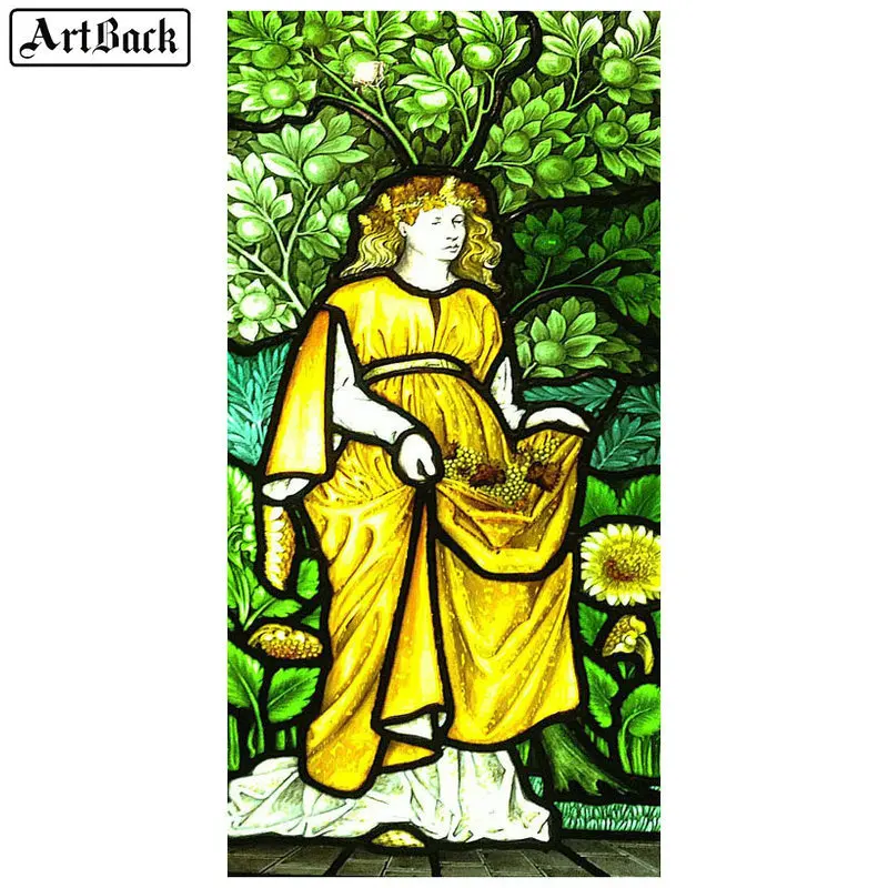 

5d diy diamond painting cross stitch religious christ color window full square diamond embroidery mosaic