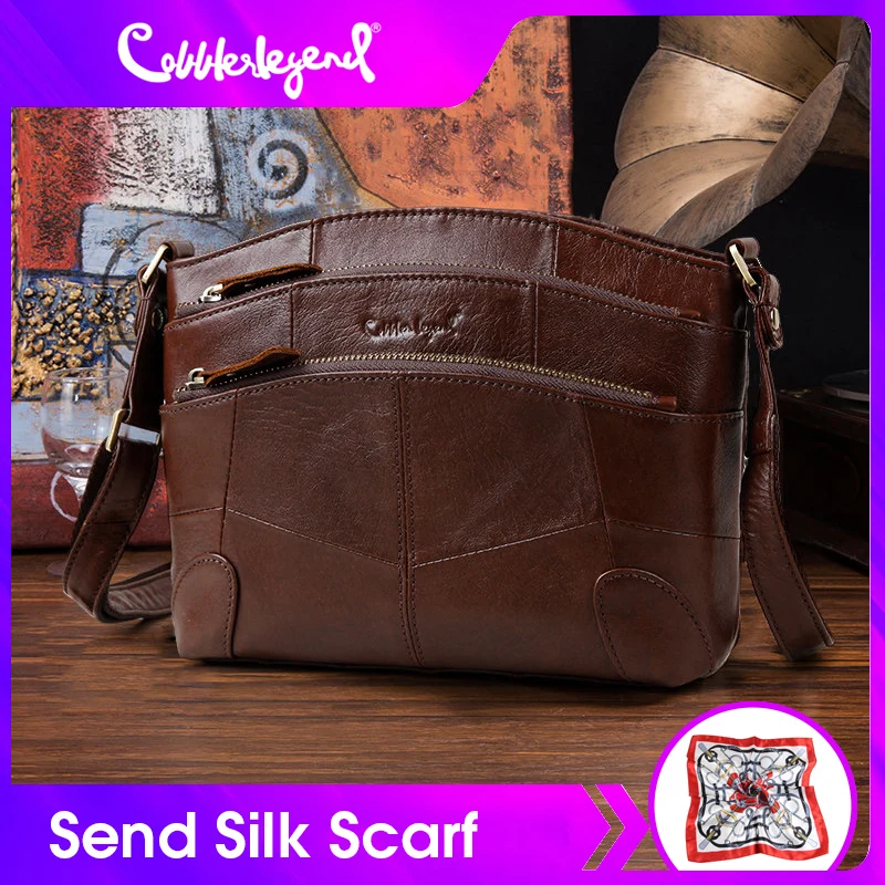 Женская винтажная Сумка Кроссбоди Cobbler Legend маленькая сумка из натуральной кожи с