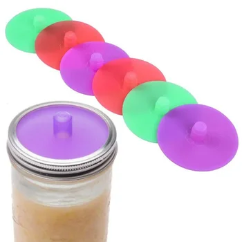 

Silicone Fermentation Lids 3.3" Fit For Wide Mount Mason Jar Easy Clean