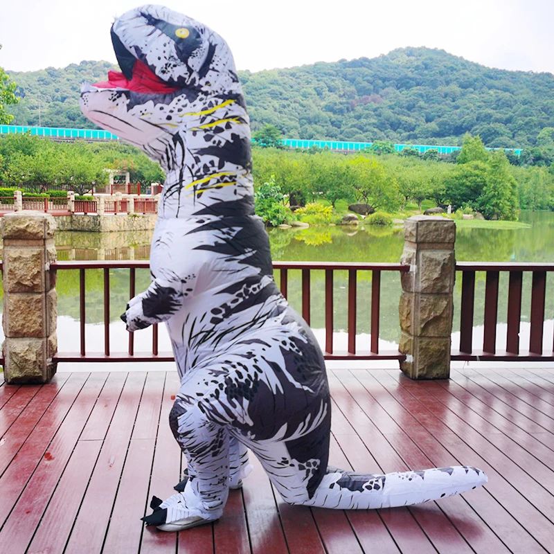 Лидер продаж надувной костюм динозавра для взрослых T REX костюмированной